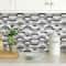 InHome Smoked Glass Peel & Stick Backsplash Tiles